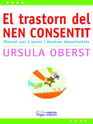 cover image of El transtorn del nen consentit